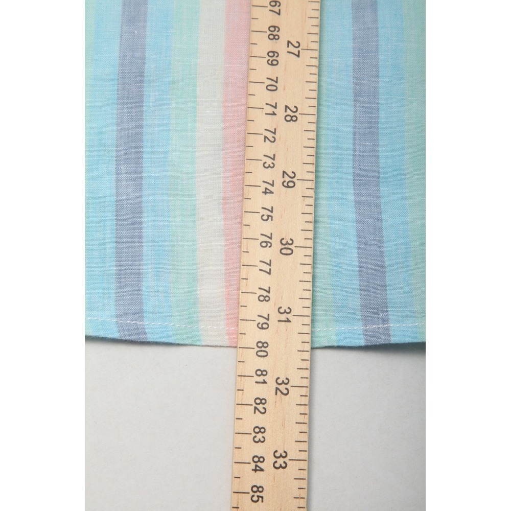 Tommy Bahama Men's XL Casual Button-Down Shirt Striped Linen Blend Pastel - Picture 9 of 11